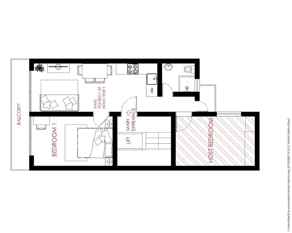 F8 1 Seaview Room, Living And Bathroom Shared , Stjulians Saint Julian's Εξωτερικό φωτογραφία